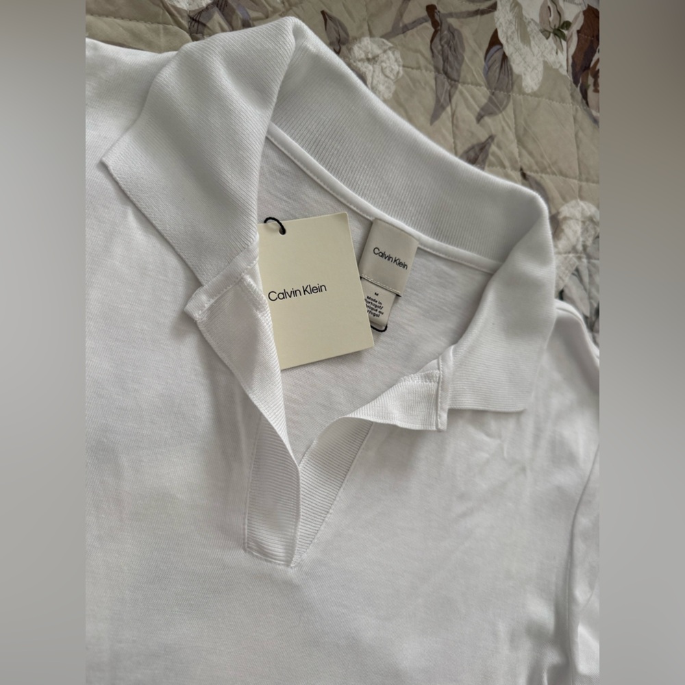 Calvin Klein Crisp White Polo